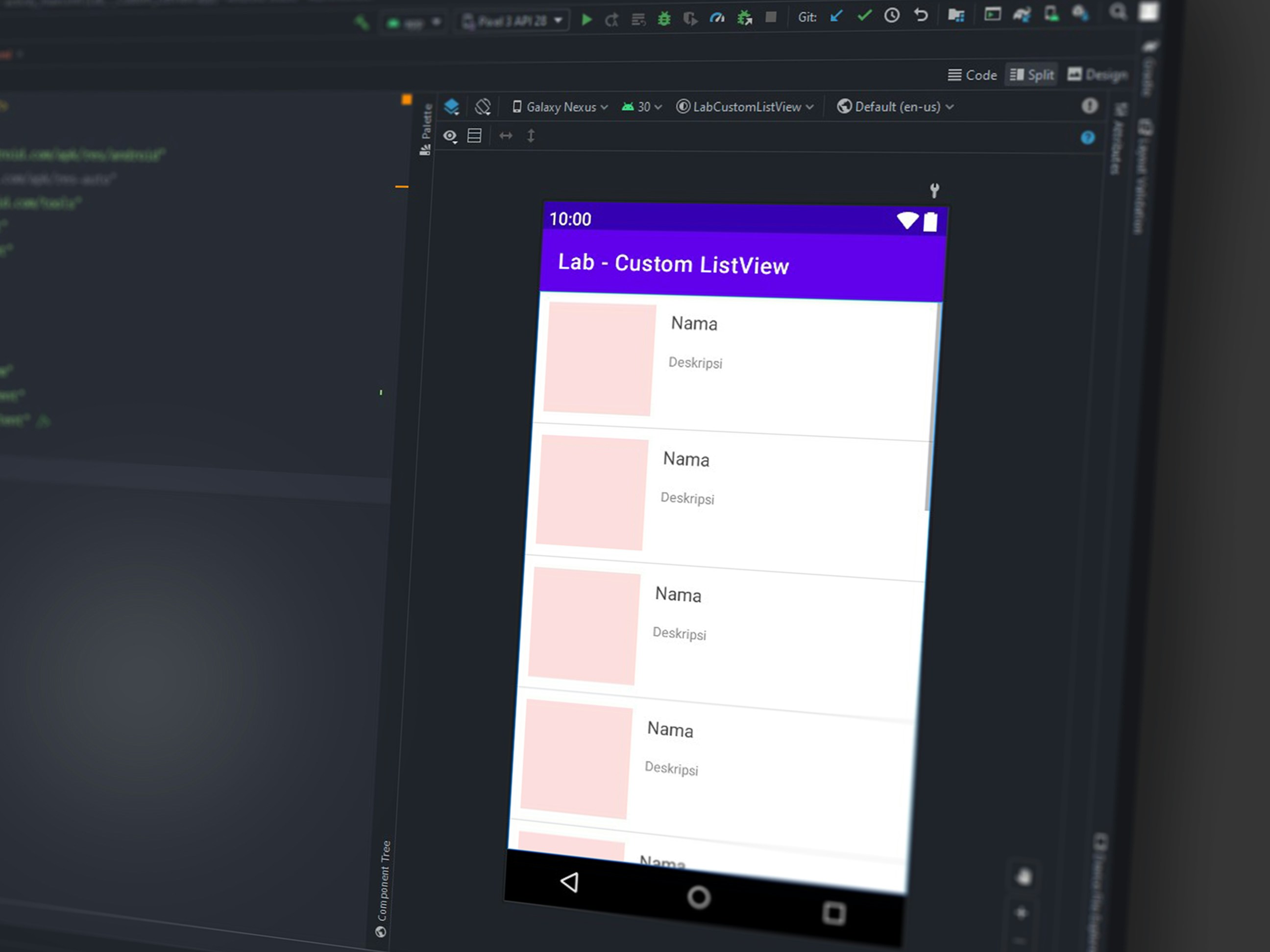 Android App Mockup